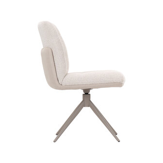 LABEL51 Eetkamerstoelen No Way - Naturel - Geweven