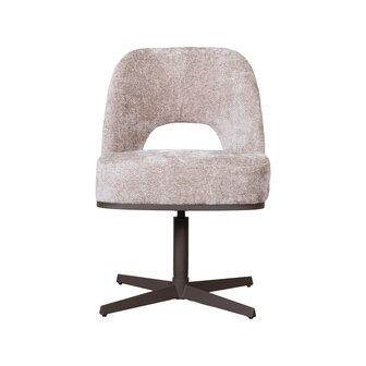 LABEL51 Eetkamerstoelen Port Grimaud - Naturel - Chenille