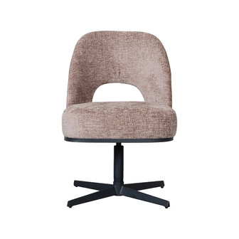 LABEL51 Eetkamerstoelen Port Grimaud - Taupe - Chenille