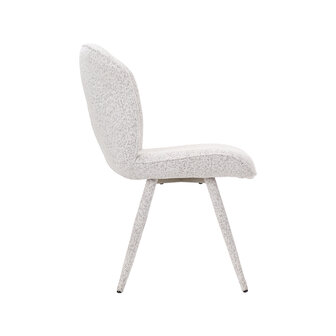 LABEL51 Eetkamerstoelen Whoa - Champagne - Geweven