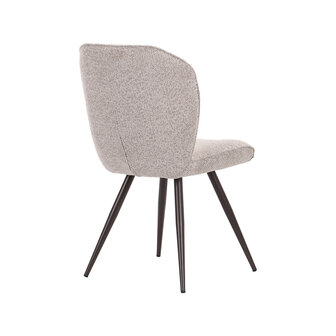 LABEL51 Eetkamerstoelen Awesome - Beige - Geweven
