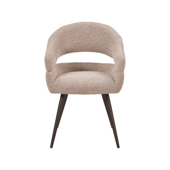 LABEL51 Eetkamerstoelen Pia - Beige - Geweven - One Size