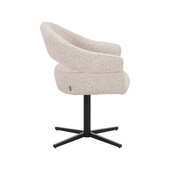 LABEL51 Eetkamerstoelen Donna - Champagne - Geweven - One Size