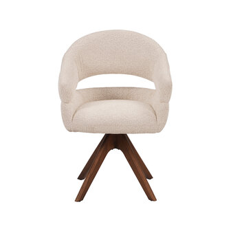LABEL51 Eetkamerstoelen Sofia - Naturel - Geweven - One Size