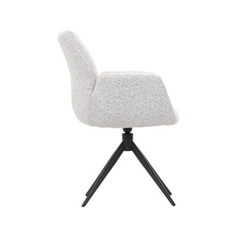 LABEL51 Eetkamerstoelen Epic - Champagne - Geweven