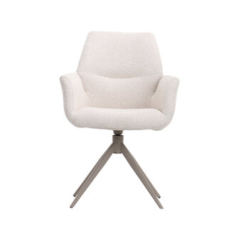 LABEL51 Eetkamerstoelen Epic - Naturel - Geweven