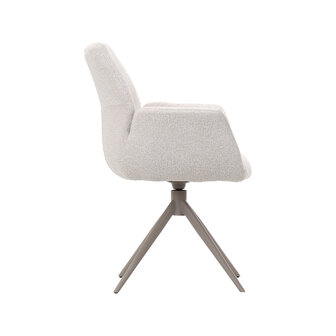 LABEL51 Eetkamerstoelen Epic - Naturel - Geweven