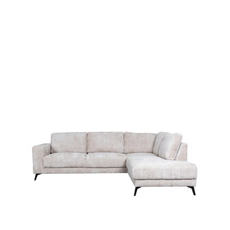 LABEL51 Hoekbanken Luxor - Naturel - Chenille - Hoekbank Rechts