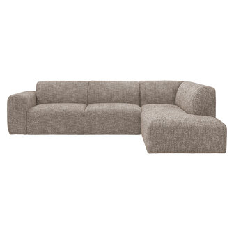 LABEL51 Hoekbank Verona - Taupe - Geweven - Hoekbank Rechts