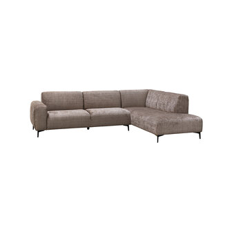 LABEL51 Hoekbank Movidas - Taupe - Cremona - Hoekbank Rechts