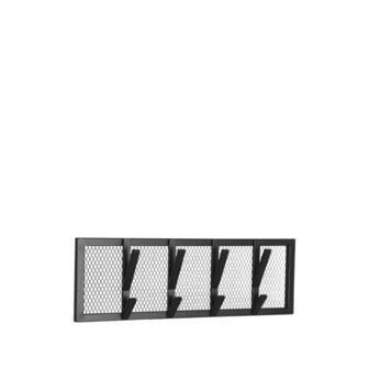 LABEL51 Kapstok Gruff - Zwart - Metaal - M