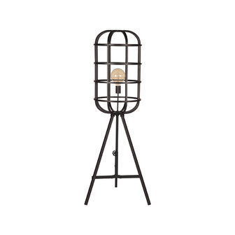 LABEL51 Vloerlamp Twine - Zwart - Metaal - SALE