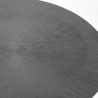 LABEL51 Bijzettafel Nobby - Grijs - Metaal - 40 cm