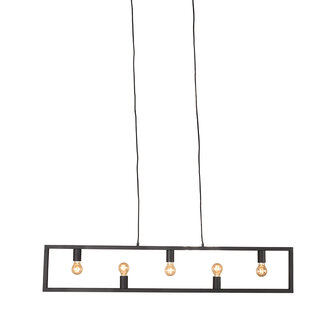 LABEL51 Hanglamp Quadrato - Zwart - Metaal - Hanglamp