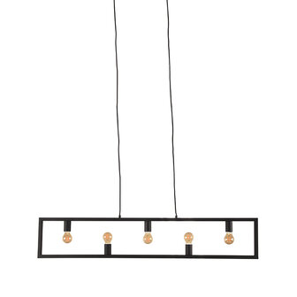 LABEL51 Hanglamp Quadrato - Zwart - Metaal - Hanglamp
