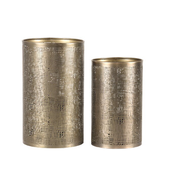 LABEL51 Kaarsenhouders - Antiek Goud - Metaal - L