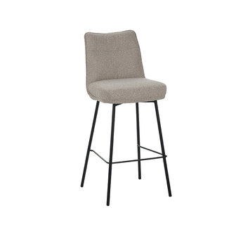 LABEL51 Barkruk Lennon - Naturel - Royal Boucle - Hoog