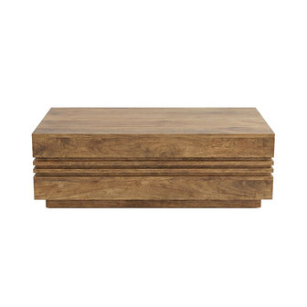 LABEL51 Salontafel Notch - Nature Smooth - Mangohout - 110 cm