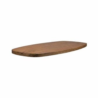 LABEL51 Tafelblad - 1407 Tafelblad Deens Ovaal - Nature Smooth - - 160 cm - Deens Ovaal