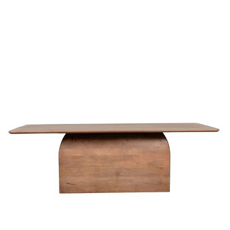LABEL51 Eetkamertafel Owen - Nature Smooth - Mangohout - 220 cm - Rechthoek