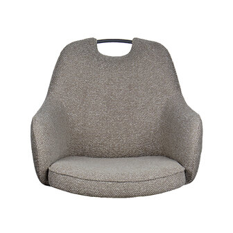 LABEL51 Eetkamerstoel The Chair Studio - Mushroom - Boucle - One Size
