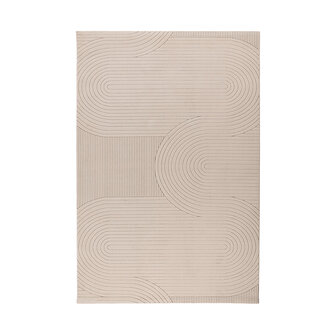LABEL51 Vloerkleden Lavita - Taupe - Polyester - 200x290 cm