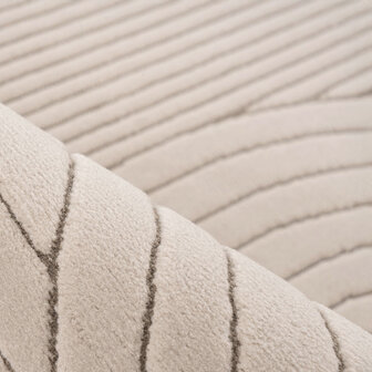 LABEL51 Vloerkleden Lavita - Taupe - Polyester - 200x290 cm