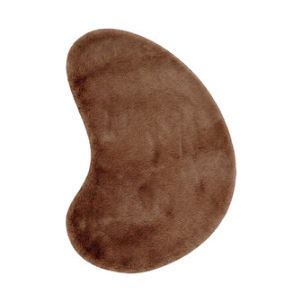 LABEL51 Vloerkleden Indy - Chocolate - Polyester - 160x230 cm - Organisch