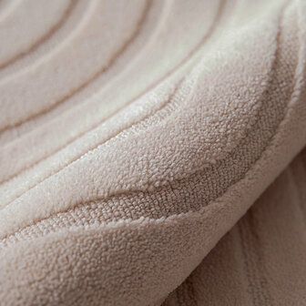 LABEL51 Vloerkleden Agra - Taupe - Polyester - 150x150 cm - Rond