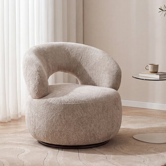 LABEL51 Fauteuil Nusenna - Beige - Superb - One Size