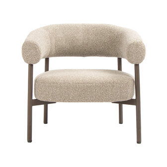 LABEL51 Fauteuil Delfina - Mushroom - Royal Boucle - One Size