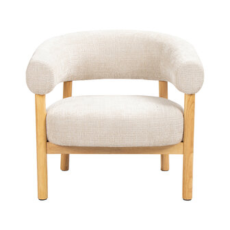 LABEL51 Fauteuil Alegra - Naturel - Cremona - One Size