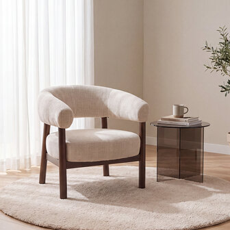LABEL51 Fauteuil Alegra - Naturel - Cremona - One Size