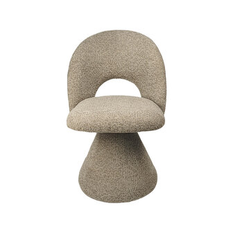 LABEL51 Eetkamerstoel Studio - Beige - Superb - Beige Stof