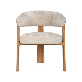 LABEL51 Eetkamerstoel Nice - Naturel - Cremona - Naturel Hout