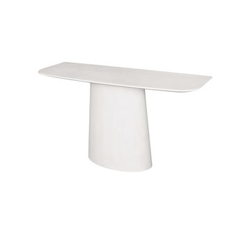 LABEL51 Sidetable Elan - Beige - Concrete - 135x40 cm