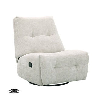 LABEL51 Fauteuil Reset Spot - Naturel - Cremona - Manueel Verstelbaar