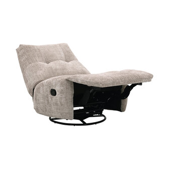 LABEL51 Fauteuil Reset Spot - Beige - Cremona - Manueel Verstelbaar