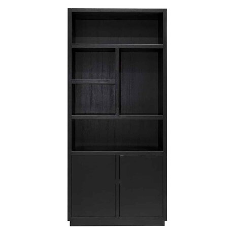 Boekenkast Oakura 2-deuren (Black)