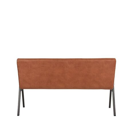 LABEL51 Eetkamerbank Matz - Cognac - Microfiber - 145 cm