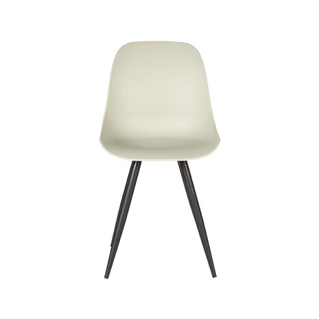 LABEL51 Eetkamerstoel Monza - Breeze - Kunststof - Black Frame