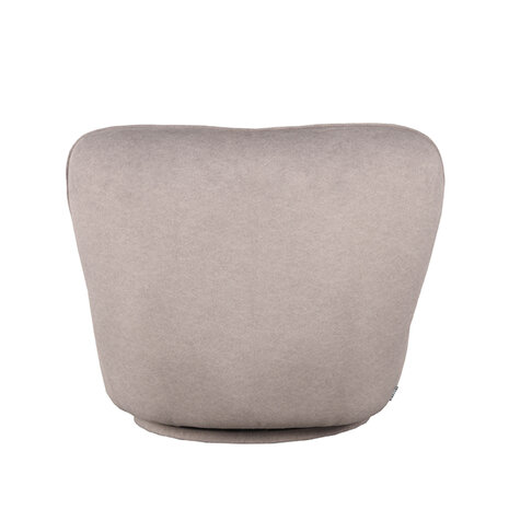 LABEL51 Fauteuil Bunny - Taupe - Microfiber - One Size