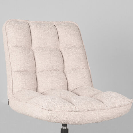 LABEL51 Fauteuil Vince - Naturel - Boucle