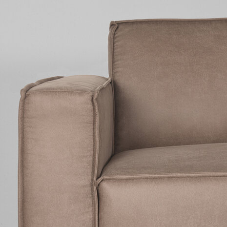 LABEL51 Bank Kay - Taupe - Microfiber - Rechts