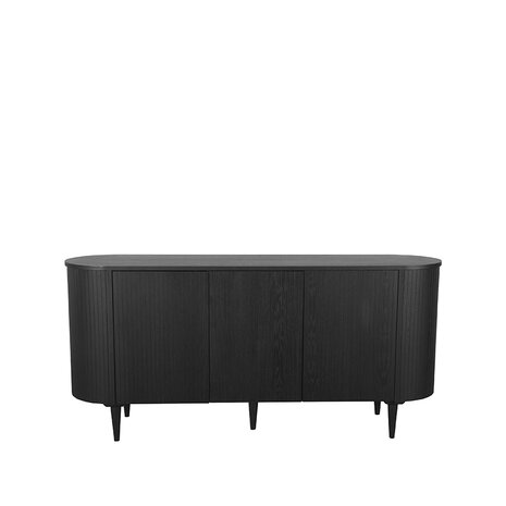 LABEL51 Dressoir Oliva - Zwart - Eiken - 180 cm