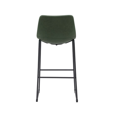 LABEL51 Barkruk Risto - Hunter - PU-Leder - Zithoogte 75