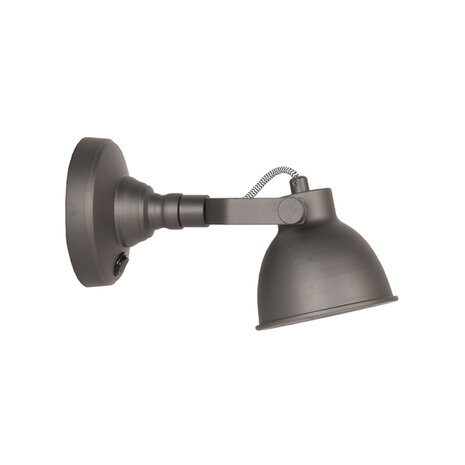 LABEL51 Wandlamp Bow - Burned Steel - Metaal - M