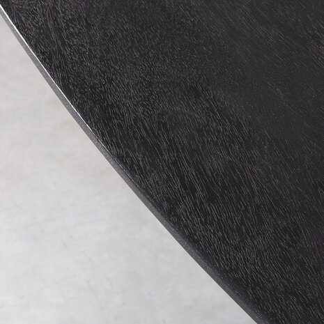 LABEL51 Eetkamertafel I_Cooper - Zwart - Mangohout - 210x110 cm