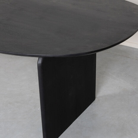 LABEL51 Eetkamertafel I_Cooper - Zwart - Mangohout - 210x110 cm