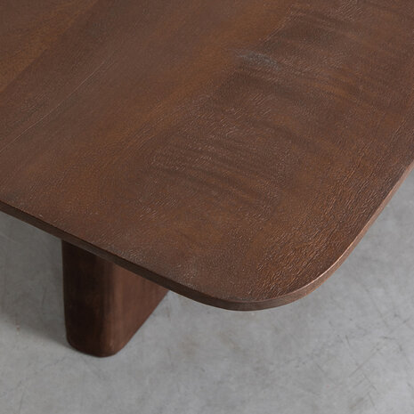 LABEL51 Eetkamertafel I_Scott - Espresso - Mangohout - 200 cm